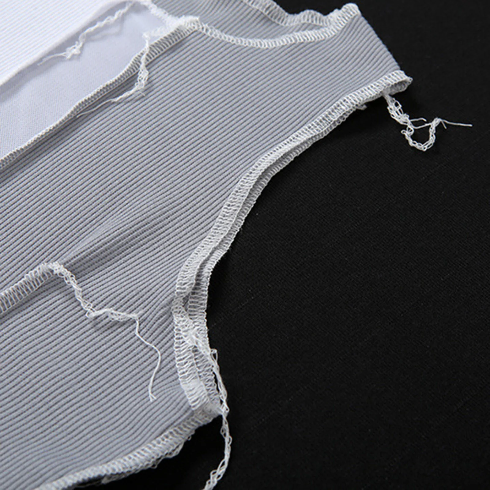 

Women's Sleeveless Ribbed Camisole Summer Tank Crop Top Tank Patchwork Summer Casual Clothes Vest Top Vintage Y2k Wrapped Chest