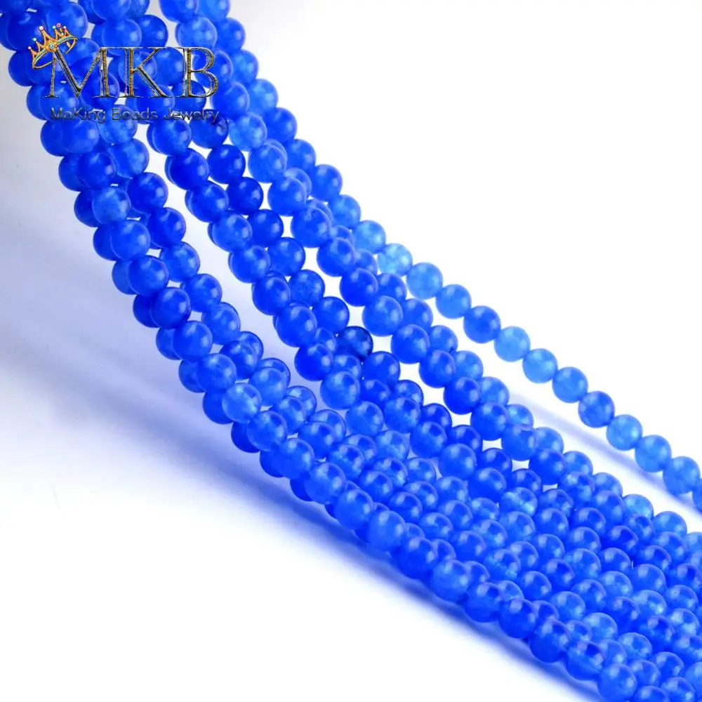 Бусины Из Натурального голубого нефрита 3 мм | Украшения и аксессуары