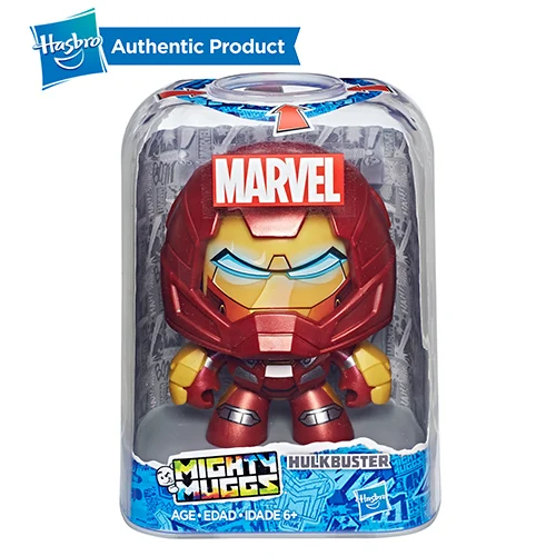 16 Hasbro Мстители Marvel Mighty Muggs Капитан Америка Человек-паук Халк Грут 3 мимики Коллекционная фигурка игрушка подарок - Цвет: 16