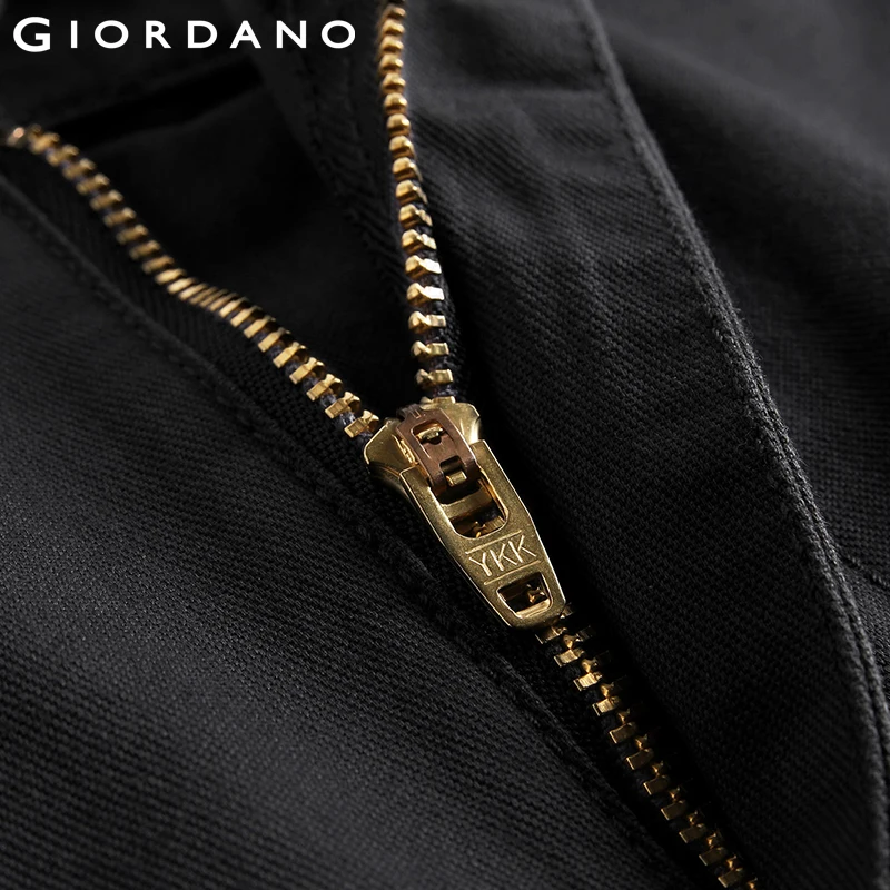 Giordano мужские хлопчатобумажные повседневные брюки на средней талии slim fit，данные брюки выполнены в двух цветах