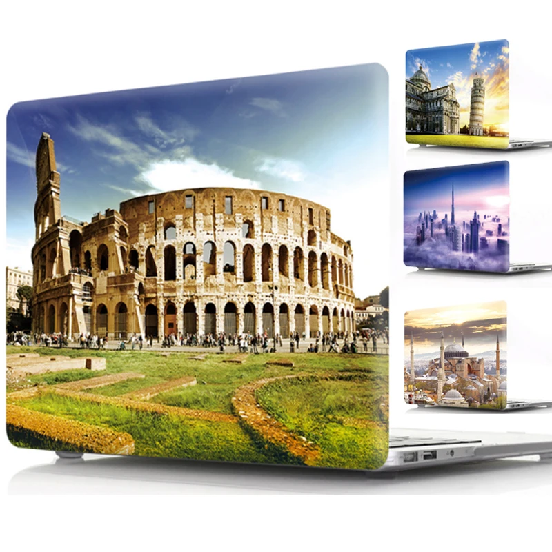 Чехол для Macbook Air 11 13 2018 A1932 A1466 жесткий чехол из ПВХ Mac book Pro retina 12 15|Сумки и чехлы