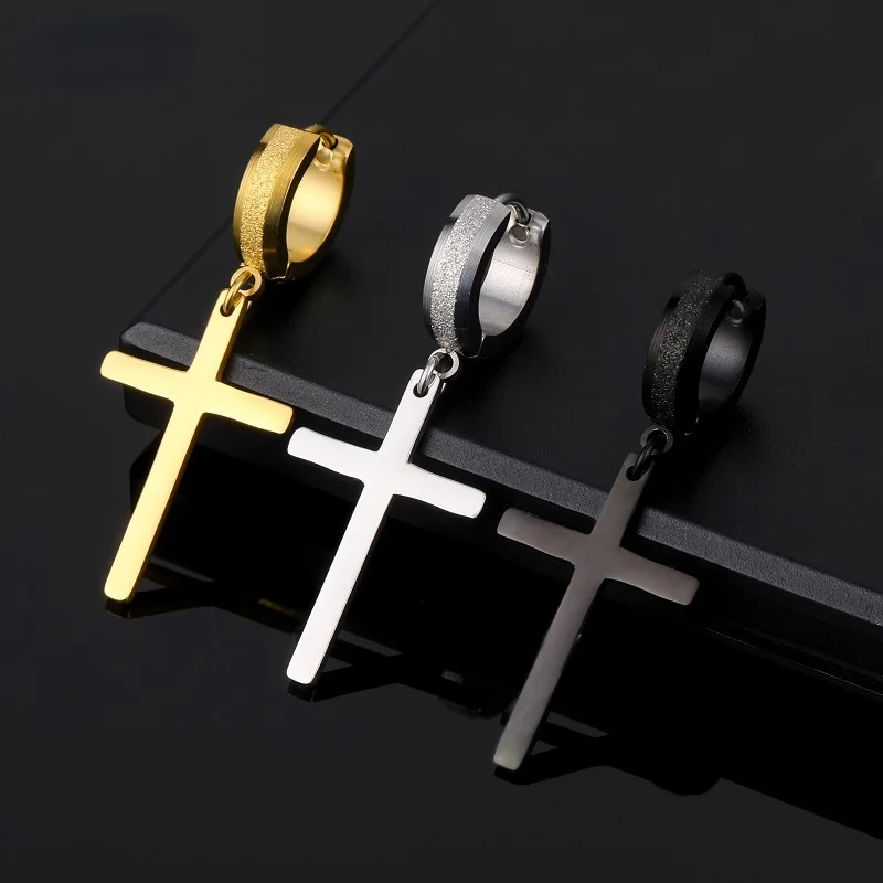 

1 пара/1 шт., серьги-подвески в виде креста