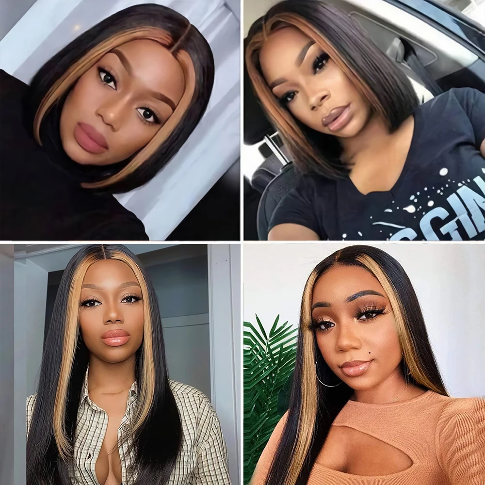 Парик из натуральных волос с прямыми волосами 30 дюймов парик бразильских 13х1т -