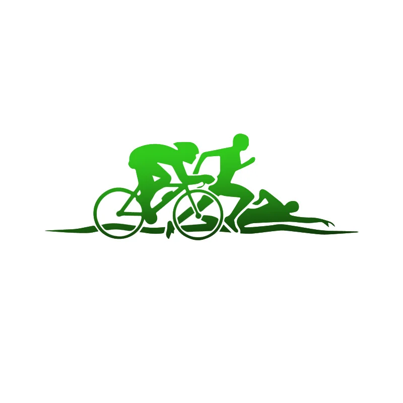 Творческая личность триатлона забавные наклейки на Автомобильный кузов смешные