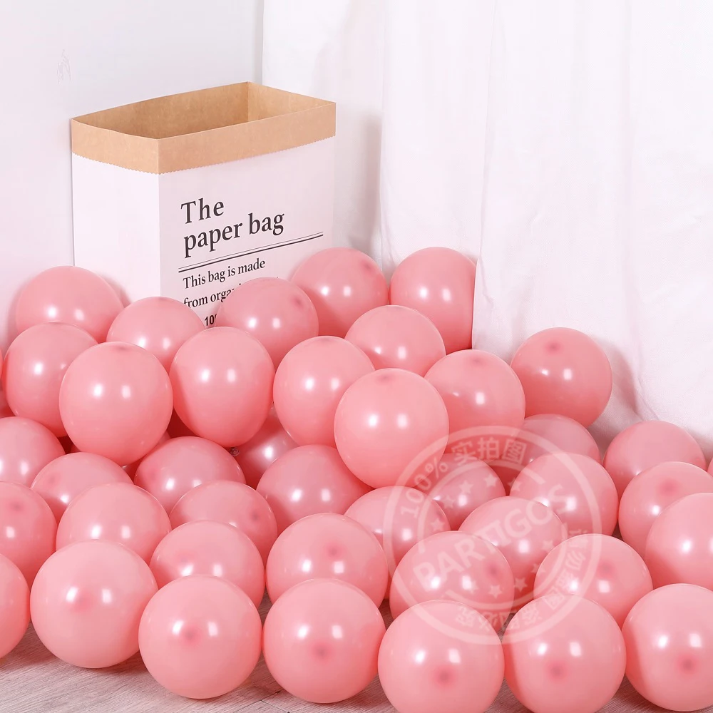 100Pcs 5 Inch Retro Pink Coffee Avocado Blush Latex Balloons Mini Air Globos For Wedding Birthday Party Decorations Kids Supplie | Дом и сад