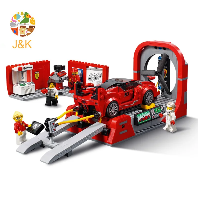 75882 526 шт. серия Technic Super Racer Racing Car Development Center Модель Строительный Блок игрушка для
