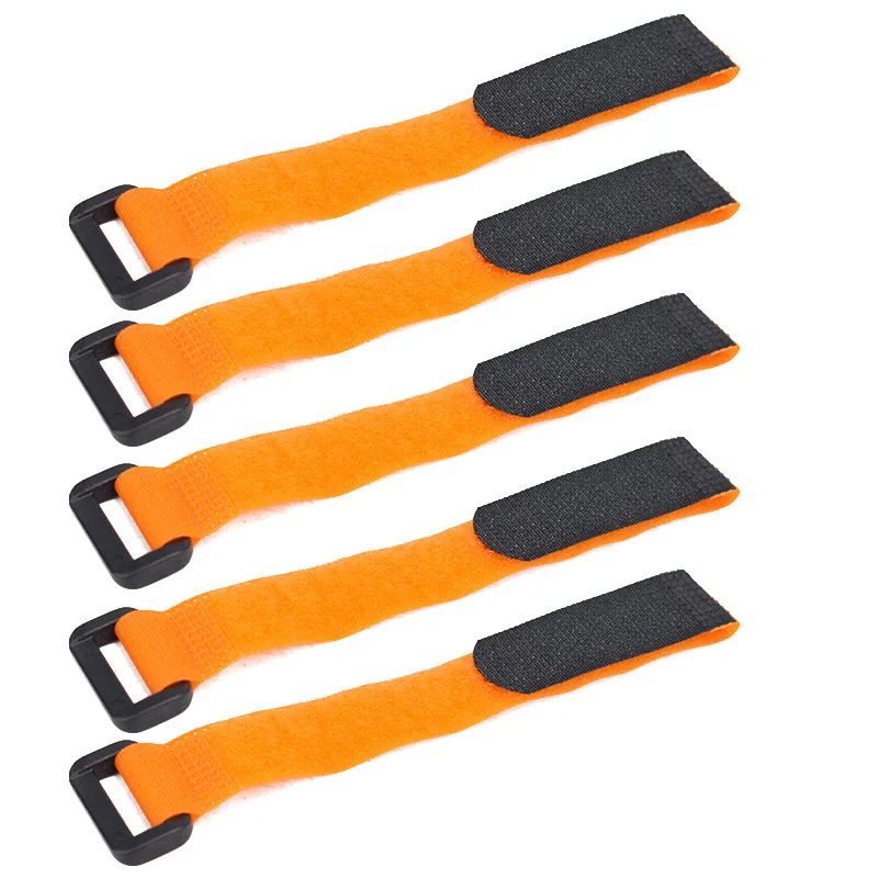 20X200mm orange 5 шт./партия, держатель для руля велосипеда, держатель для велосипедного фонарика, веревка, повязки, универсальный нейлоновый липкий галстук, фиксированные элементы, Ручка велосипеда - Цвет: 20X200mm orange
