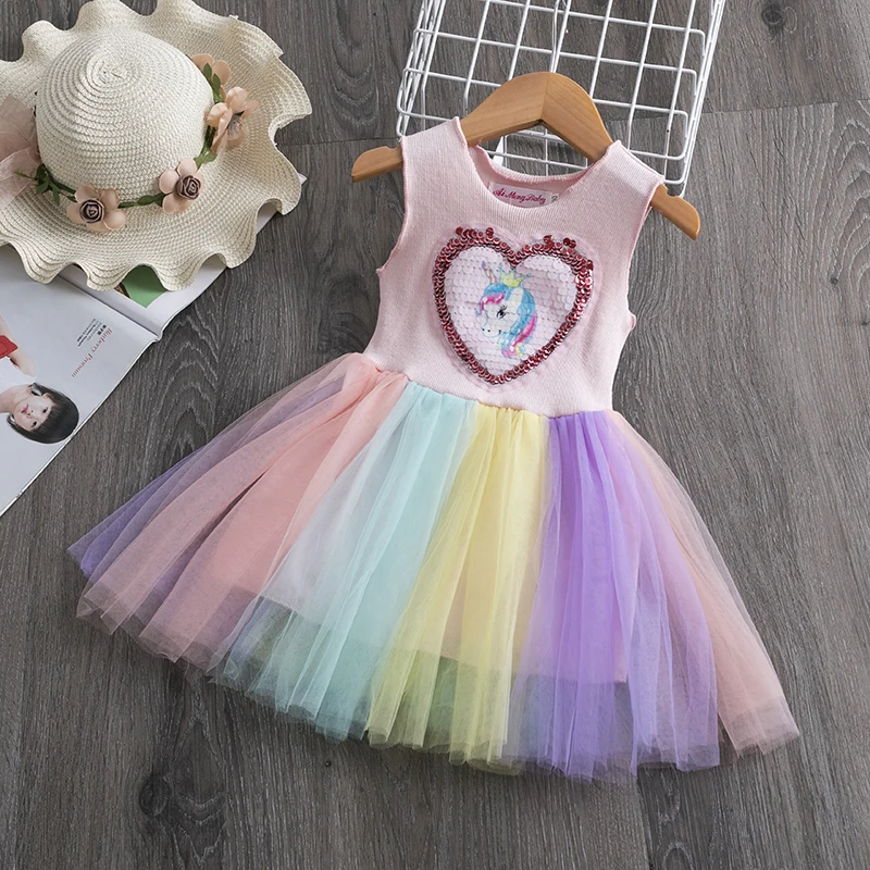 Summer Flower Girl Dress Children Princess Kids Dresses For Girls Causal Wear 3 6 8 Years Vestido Robe Fille | Детская одежда и