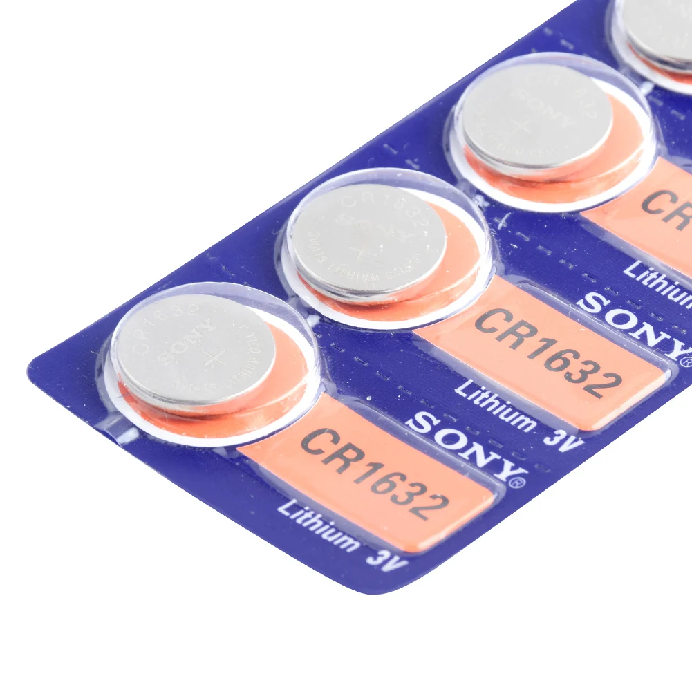 

20pcs SONY CR1632 Button Batteries LM1632 BR1632 ECR1632 Coin Lithium Battery 3V CR 1632 for Remote Control Electric Alarm