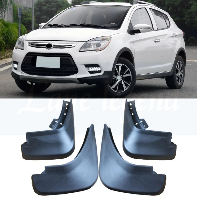 for x50 2014-2016 Для крыла автомобиля автоматические брызговики специальный автомобиль крыло 4 шт./компл. для LIFAN 320 520 530 620x50x60 - Цвет: for x50 2014-2016