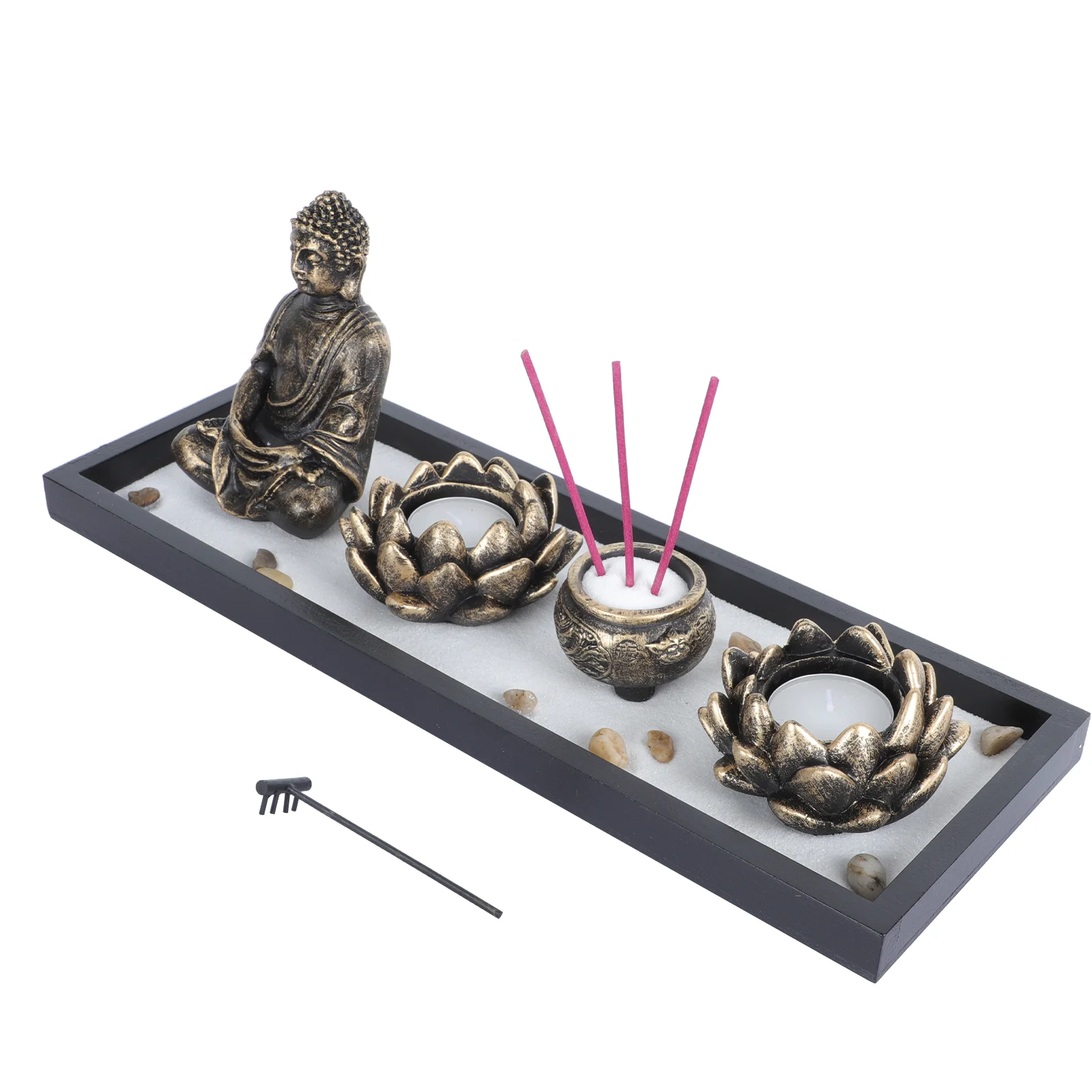 

1Pc Chinese Zen Style Decoration Incense Holder Adornment for Tea House (Coffee)
