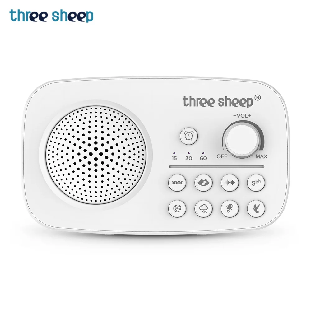 Threesheep K2 1803 1800 мАч машина для терапии сна с 8 естественными успокаивающими звуками
