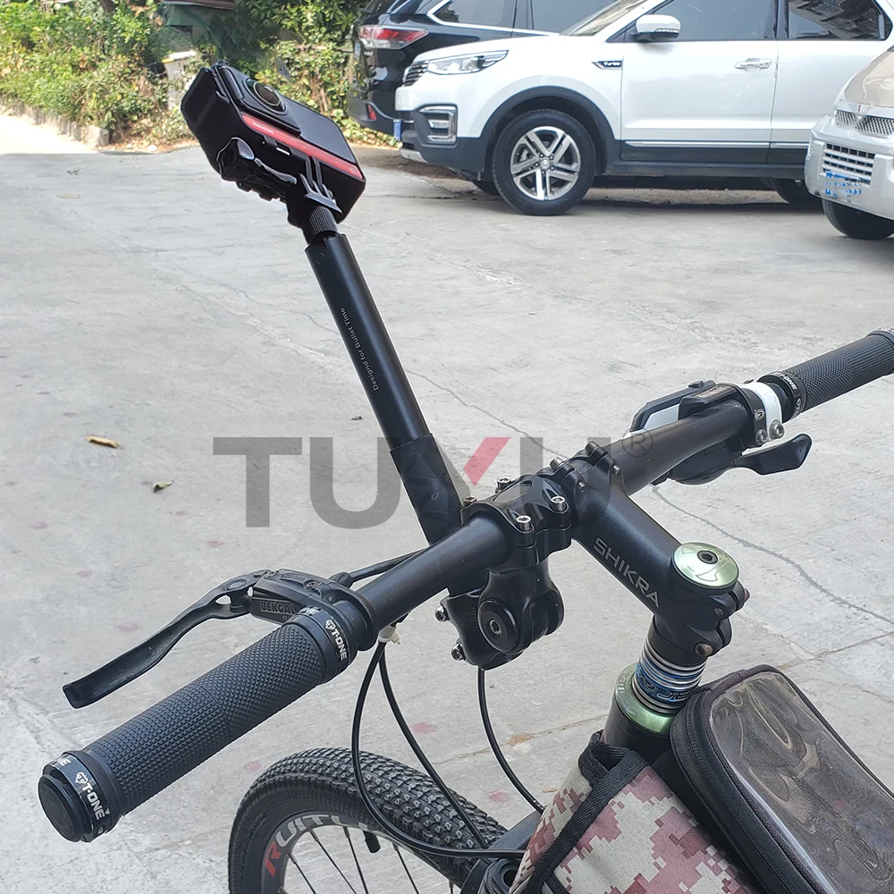 TUYU Motorcycle Bicycle Invisible Handlebar Mount Bracket Monopod for GoPro Max Insta360 X2 R Sony Camera Moto Bike Accessories |
