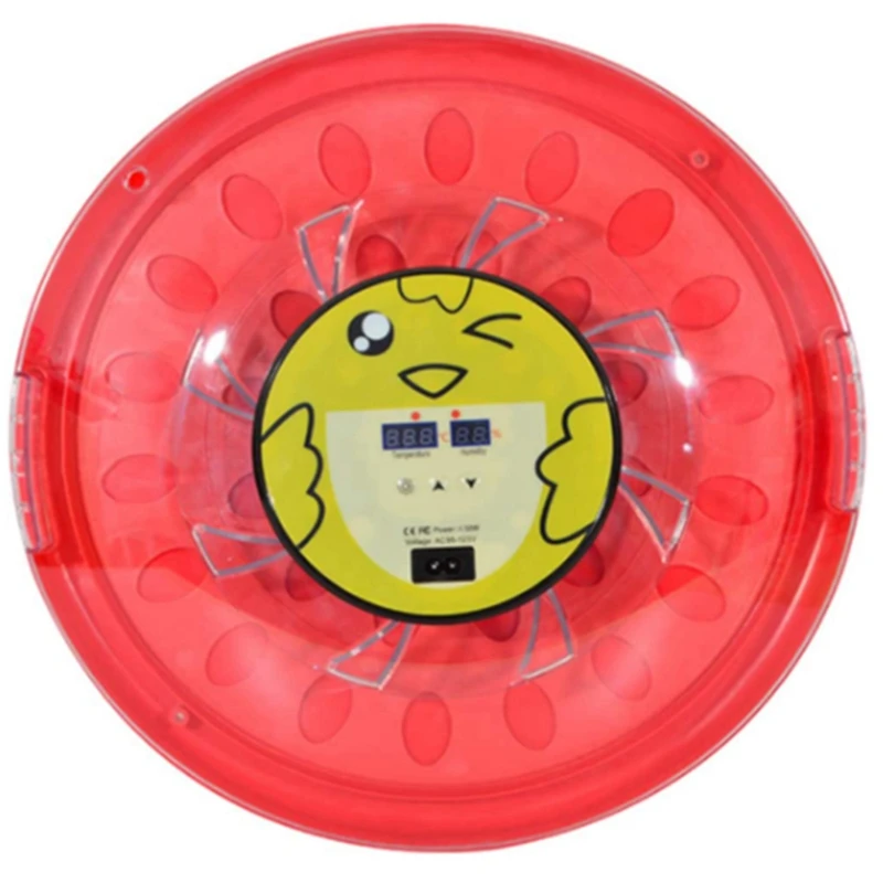 

Инкубатор для яиц, 30 яиц, полностью автоматический инкубатор для птицы с функцией контроля температуры для куриных гусиных яиц, вилка европ...