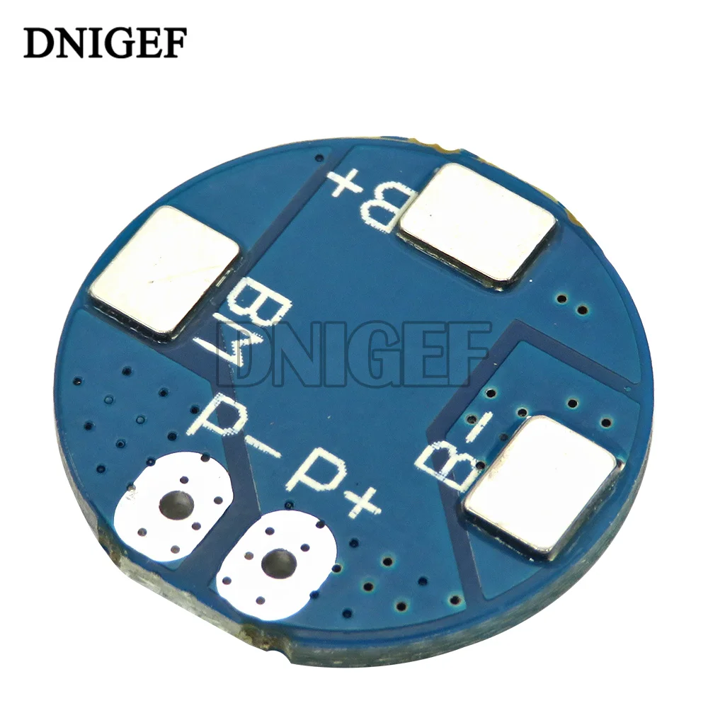Круглый модуль защиты литий-ионного аккумулятора PCB BMS 2S 5A 18650 10 шт. ограничение