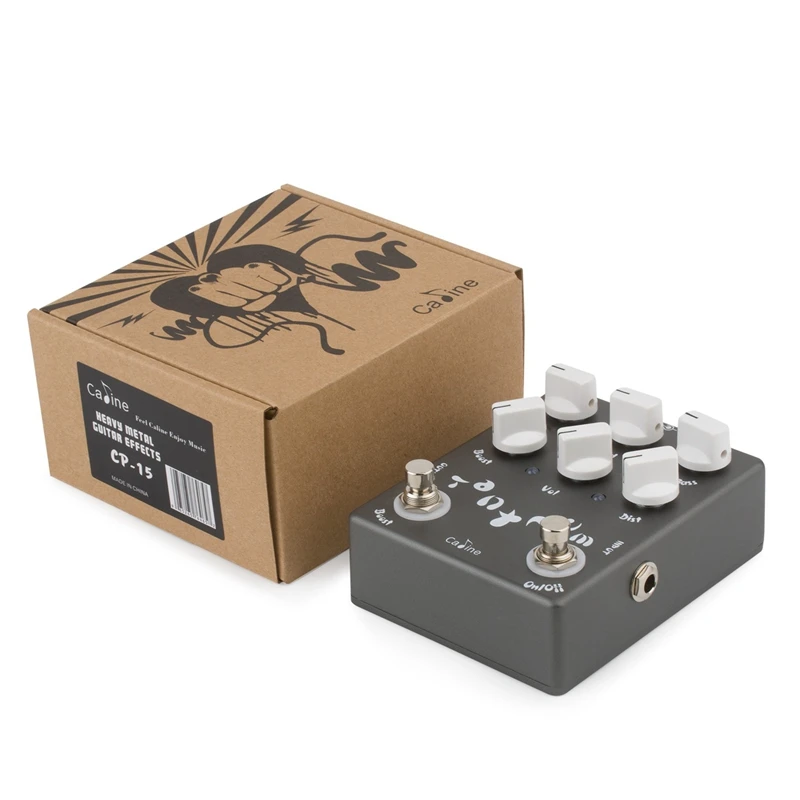 

Caline CP-15 Heavy Metal Effects Guitar Pedals Aluminum Alloy Housing with 6 Switches Mini Effect Pedals