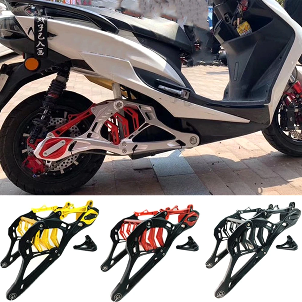 

Motorcycle Rear Swing Arm 3D CNC Aluminum Alloy Spare Ribs Flat Fork For Yamaha Scooter BWS CygnusX 3 Generation Modified
