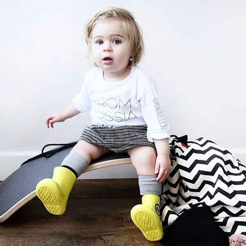 Детские непромокаемые сапоги мультяшный рисунок пятачка садовая обувь для