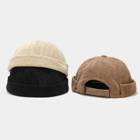 new docker cap vintage dome cotton brimless adjustable street casual lovers visor less sailor skullcap harbour hat beanie hat