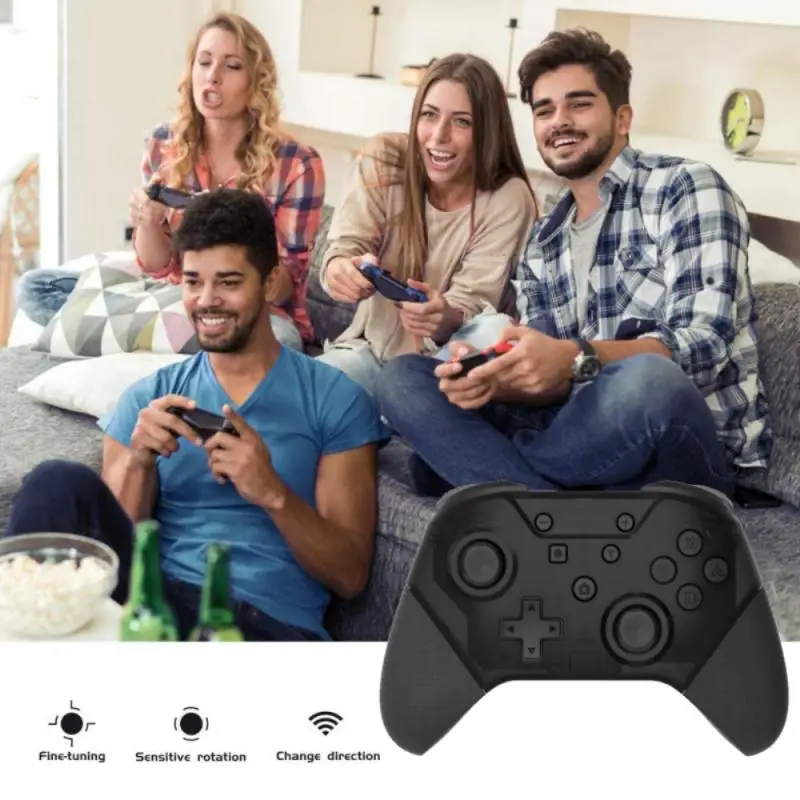 Беспроводной Bluetooth-геймпад для Nintendo Switch Pro консоль с двойным мотором 3D джойстик