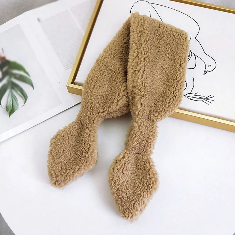 

Women Winter Warm Scarf Fashion thicken Lamb Fur Scarve fur scarf Women Keep Warm Shawl Scarves Winter scarf