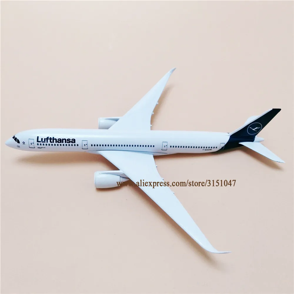 

20cm Air Germany Lufthansa A350 Airbus 350 Airlines Plane Model Alloy Metal Diecast Model Airplane Aircraft Airways Gift