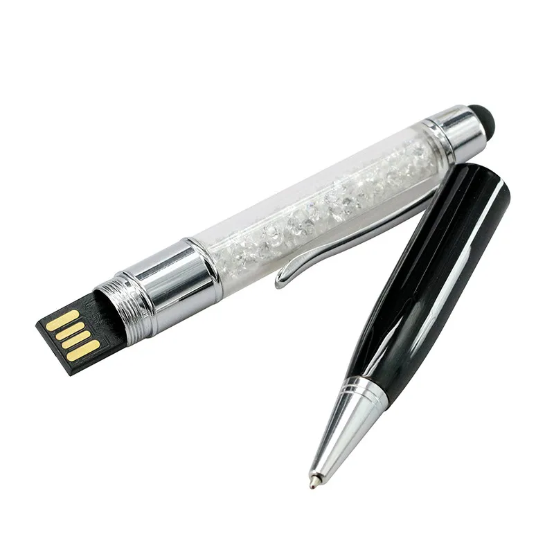 Классическая Алмазная сенсорная ручка USB флэш-накопитель карта памяти