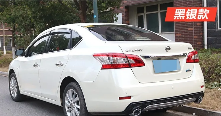 Для Sentra Body kit спойлер 2012 2015 для Nissan ABS задний передний бампер диффузор защитные