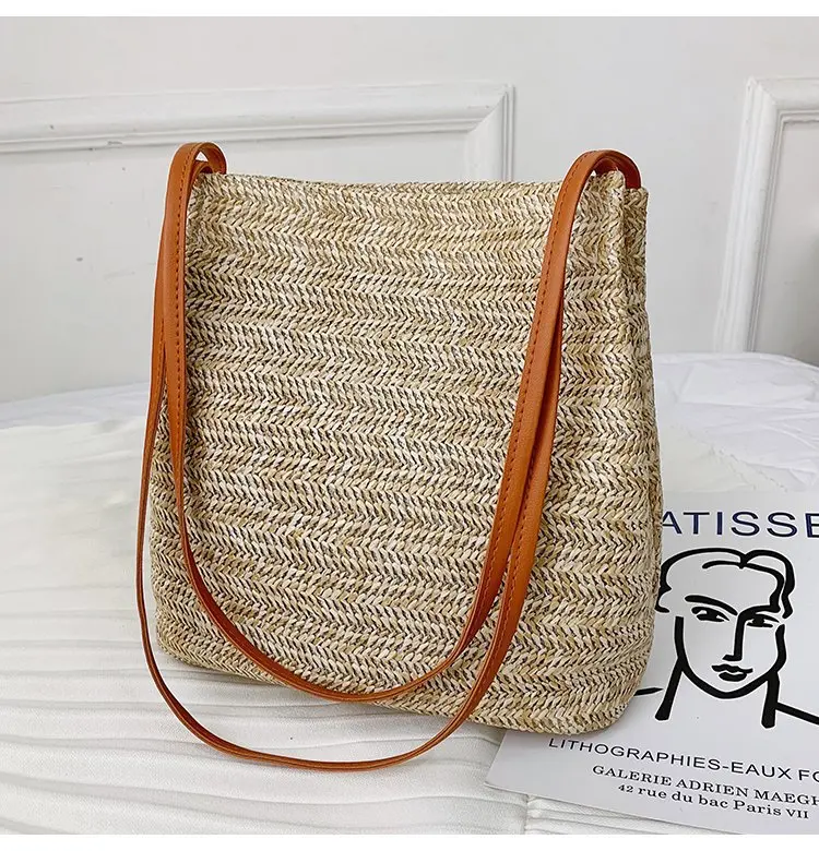 Женские сумки на плечо и сумочки богемная плетеная Сумка женская сумка через