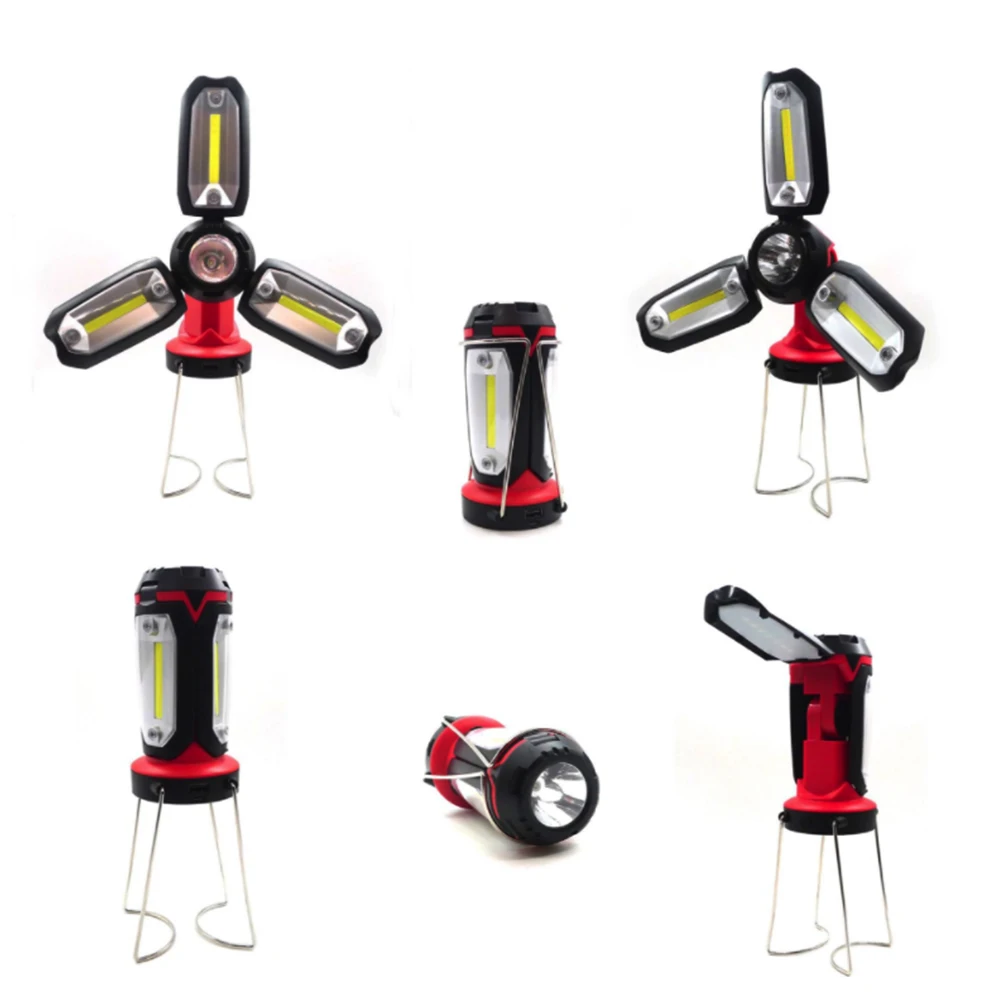 

Illuminated Portable Lamp Usb Charging Desk Lamp Outdoor Multifunctional 1200mah Outdoor Camping Wick Portable Flashlight