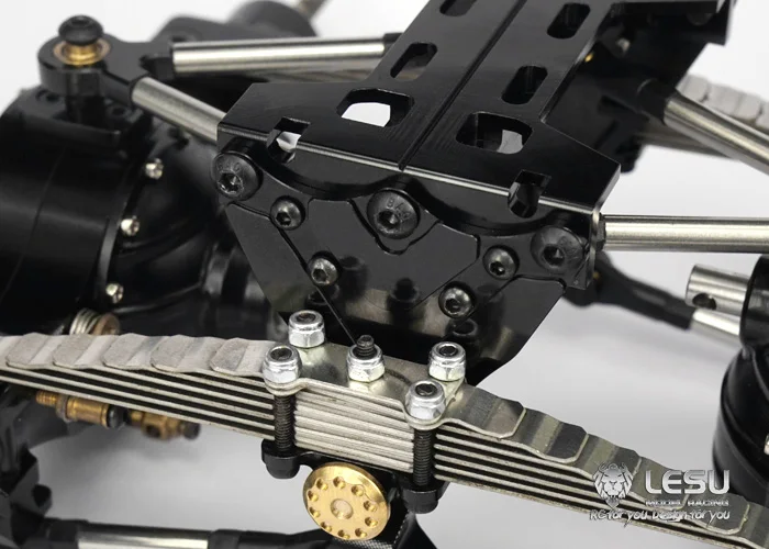 LESU X-8002-A металлическая задняя подвеска Набор для 1/14 Tmy RC грузовик оси DIY Модель TH02086