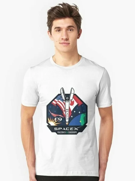 

Falcon Spacex Patch Elon Musk SpaceX T-Shirt Funny Vintage Gift Men Women