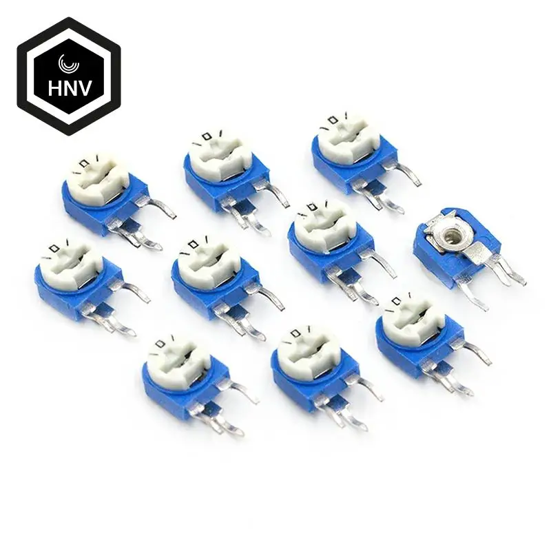 

20pcs RM063 RM-063 100 200 500 1K 2K 5K 10K 20K 50K 100K 200K 500K 1M ohm Trimpot Trimmer Potentiometer variable resistor