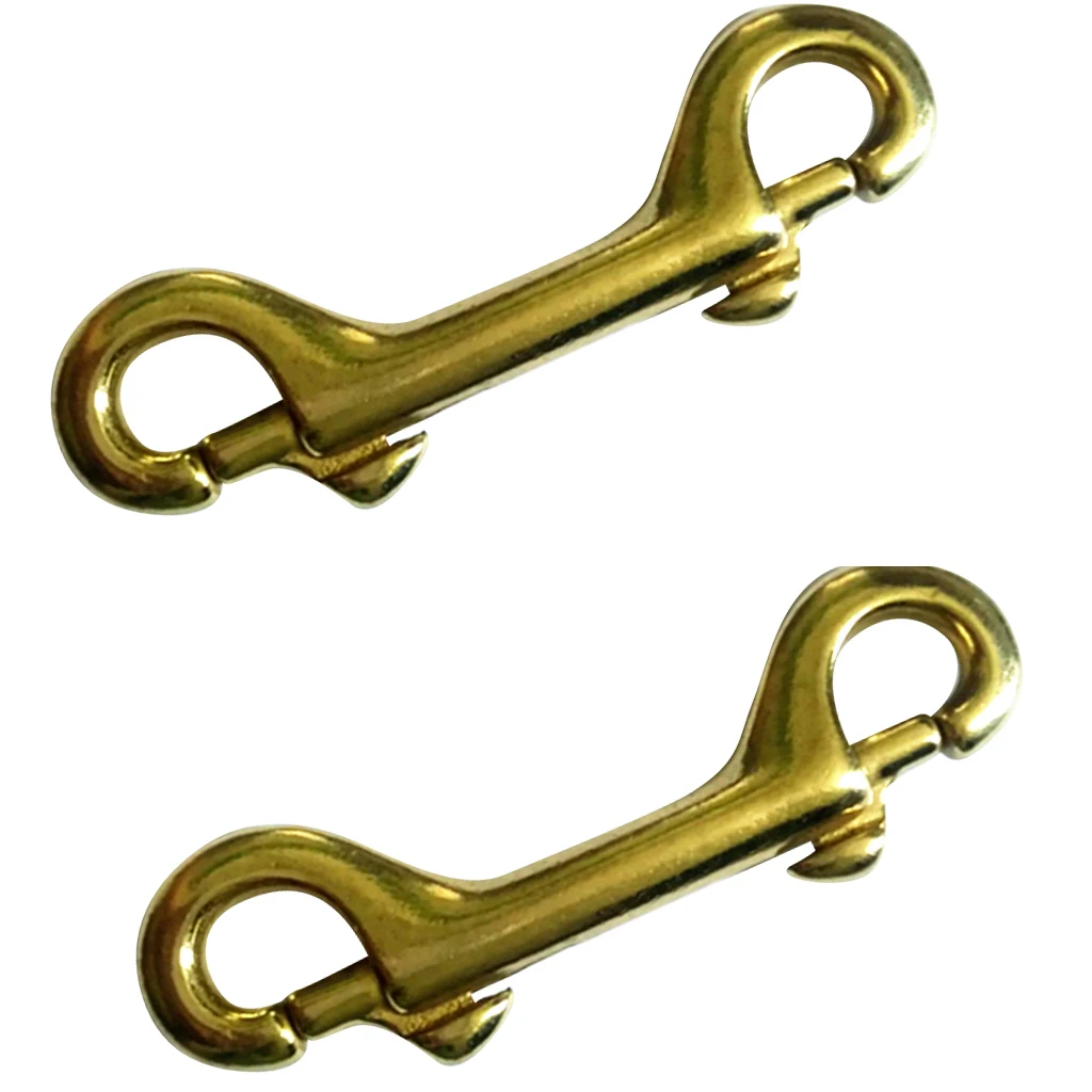 2 шт. медный держатель для подводного плавания с двойным концом болт крючок