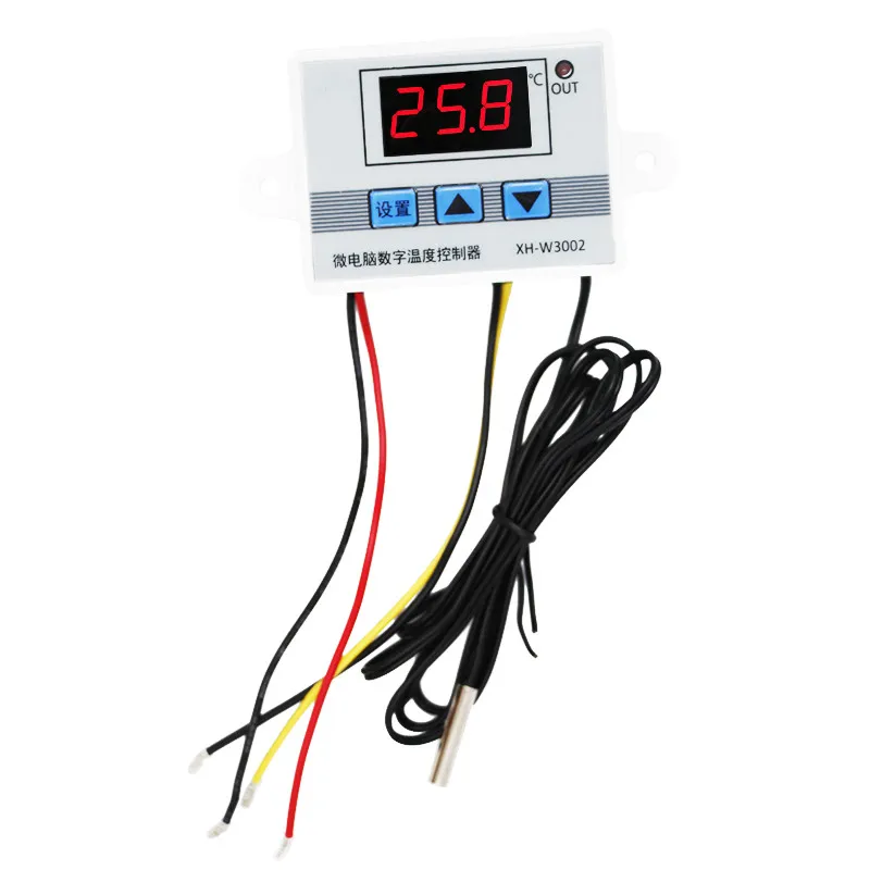 Цифровой светодиодный регулятор температуры W3002 переключатель управления