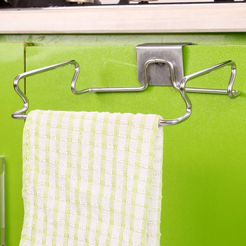 Держатель для кухонного мусорного мешка из нержавеющей стали дверная вешалка