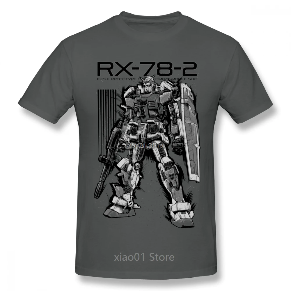 

Gundam Anime Men T Shirt Drop Shipping Team Oversize Cotton Crewneck Custom Short Sleeve Mens T Shirts
