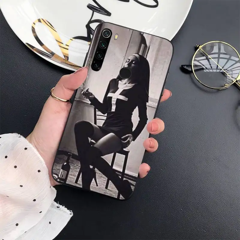

Sister Style Nun Sexy Girl Phone Case For Xiaomi Redmi 7 8 9t a3Pro 9se k20 mi8 max3 lite 9 note 9s 10 pro