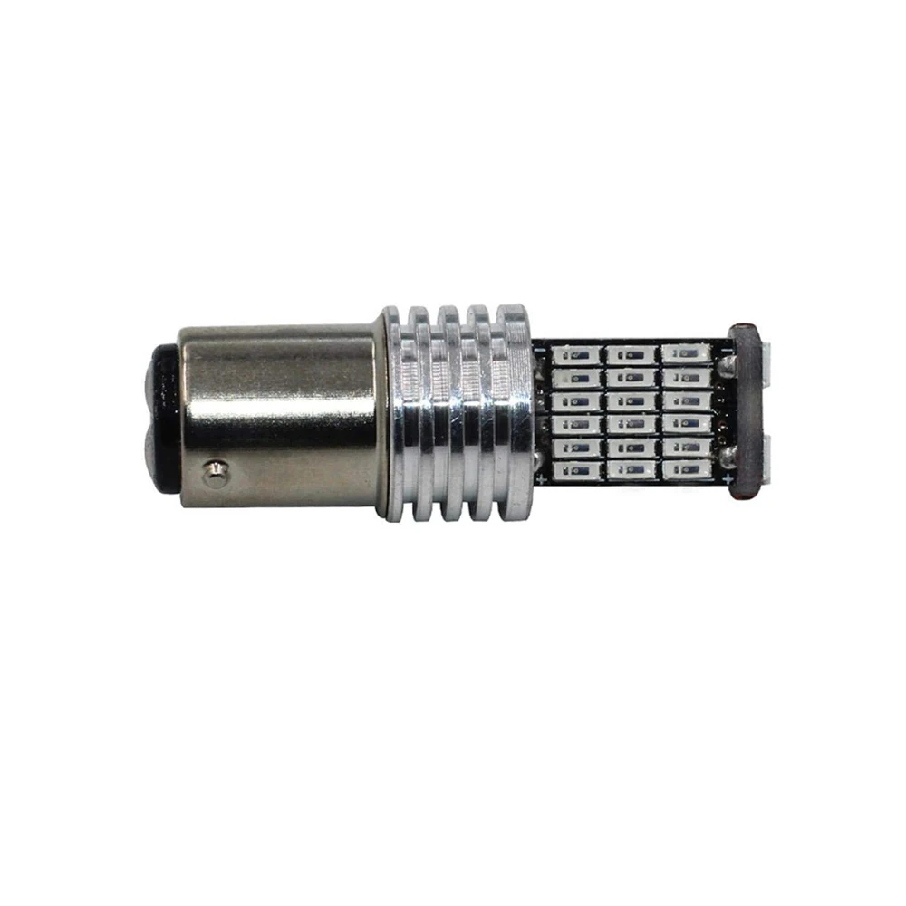 Красный Белый 1157 P21/5 Вт Автомобильные фары 45 SMD светодиодный фонарь 4014 Стоп задний