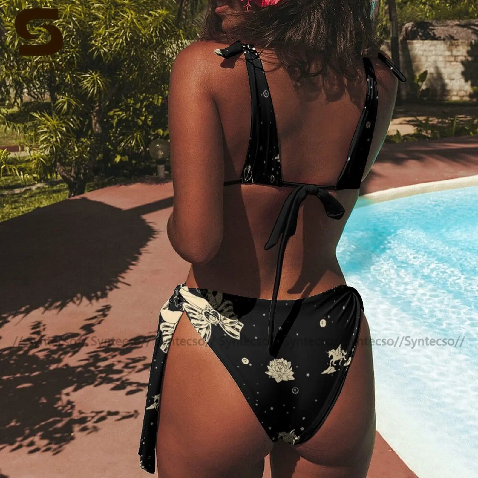 

Moon Bikini Swimsuit High Cut Young Swimwear Best Classic Festival Two Piece Bathing Suit