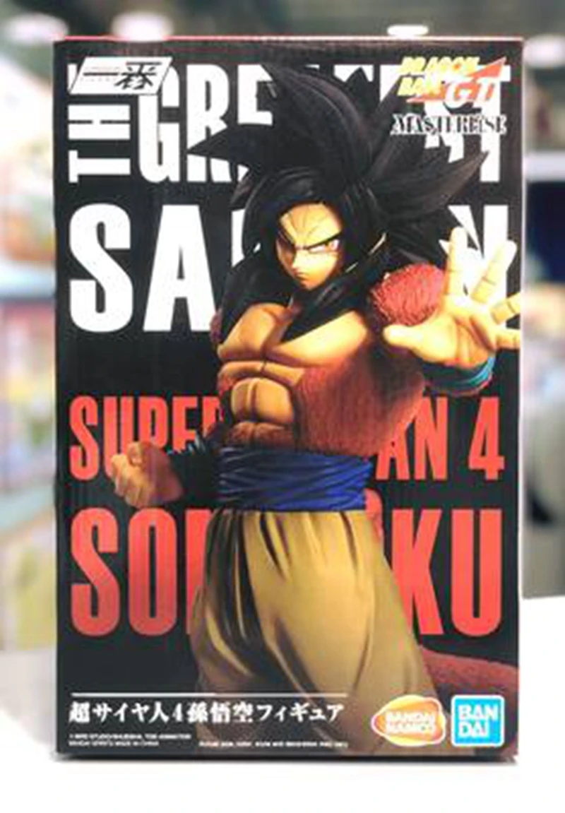 WSTXBD оригинальный Banpresto Dragon Ball SSJ4 Гоку за рубежом фигурка модель игрушки Фигурки