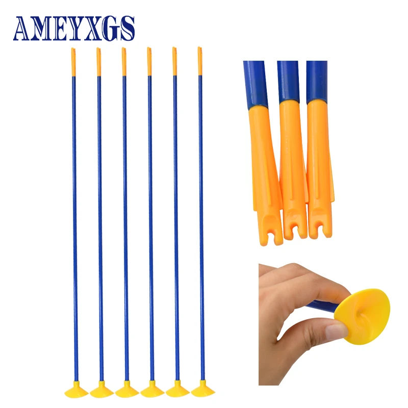 12 шт. стрельба из лука креативная детская стрела на присоске 46 5/60 см Молодежная