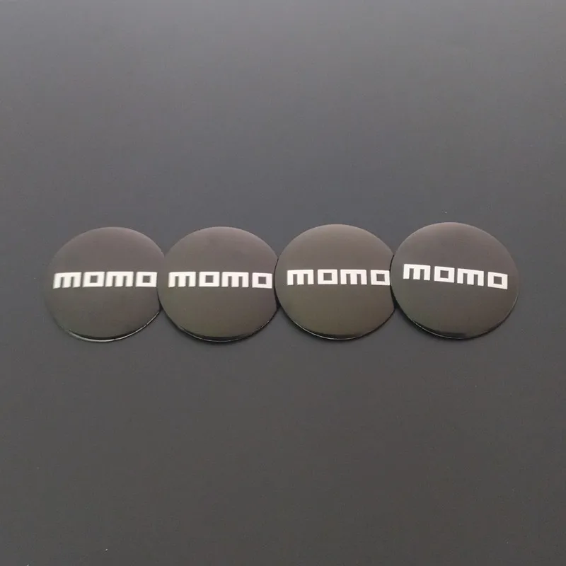 

56mm Car wheel Center Hub badge MOMO Logo sticker decal cover suitable For VW Mercedes Ford BMW Audi Renault Seat Skoda KIA