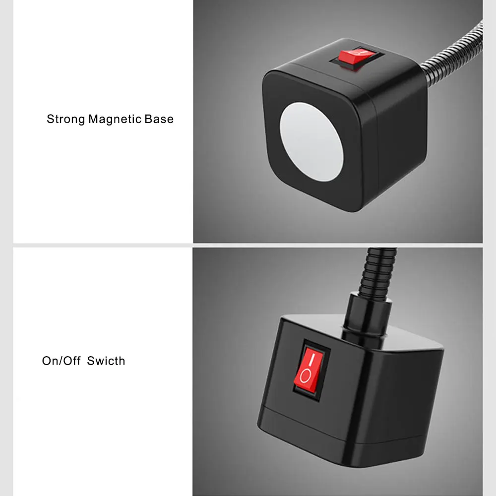 Free Shipping 10W Industrial Sewing Machine LED Light Multifunctional Flexible Portable Work Lamp Magnetic For Workshop | Лампы и