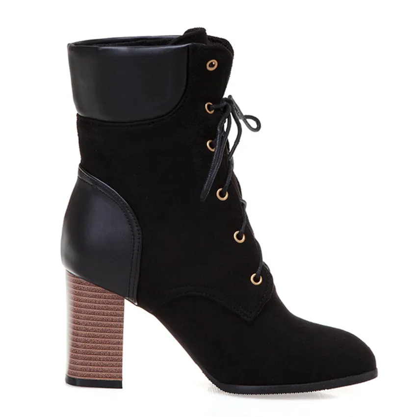 Женские ботильоны на высоком каблуке демисезонные полусапожки маленького