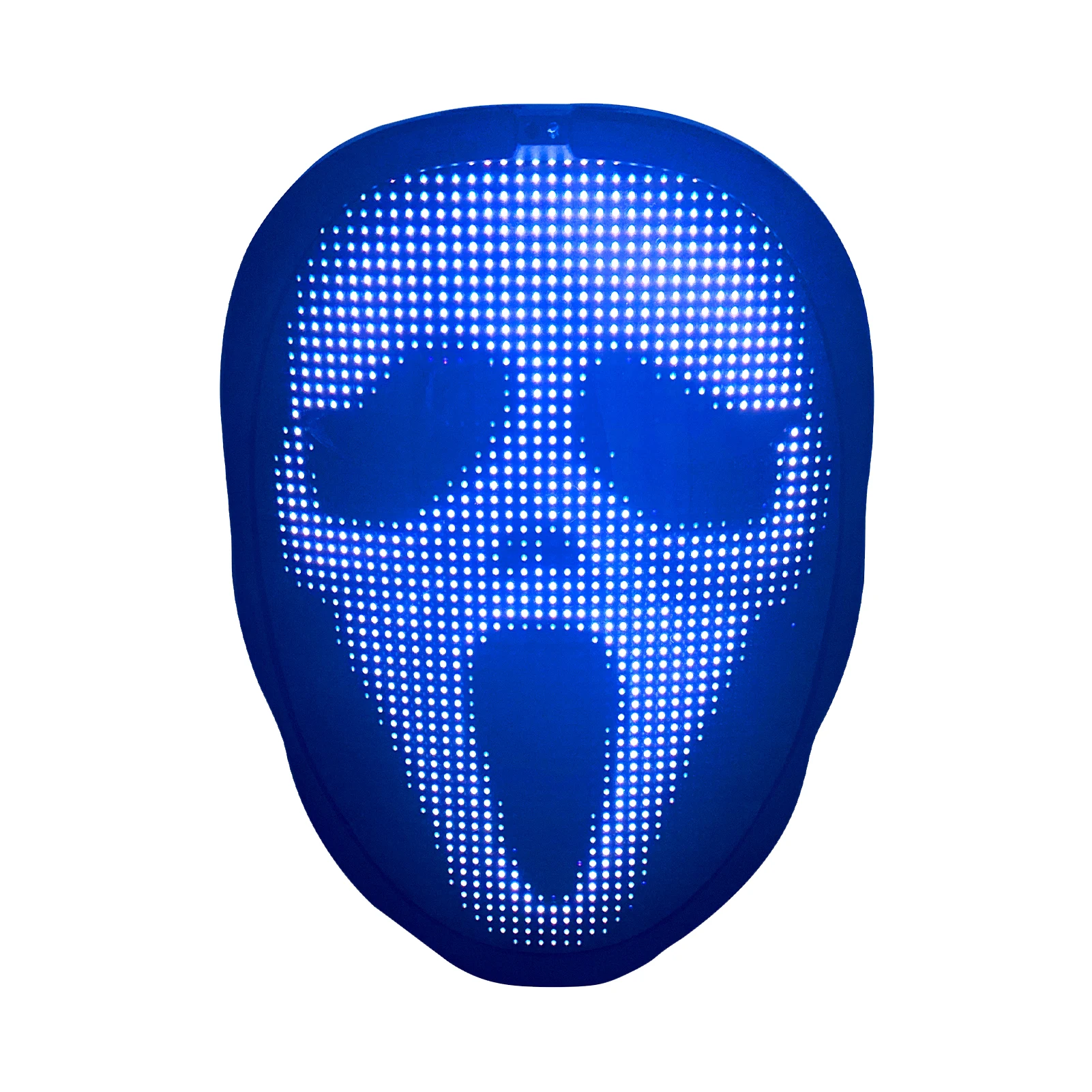 

Face Cover Masquerade Toy Bar Cosplay Costume LED Light Up Adult Prop Bluetooth Programmable Festival Gesture Control Party