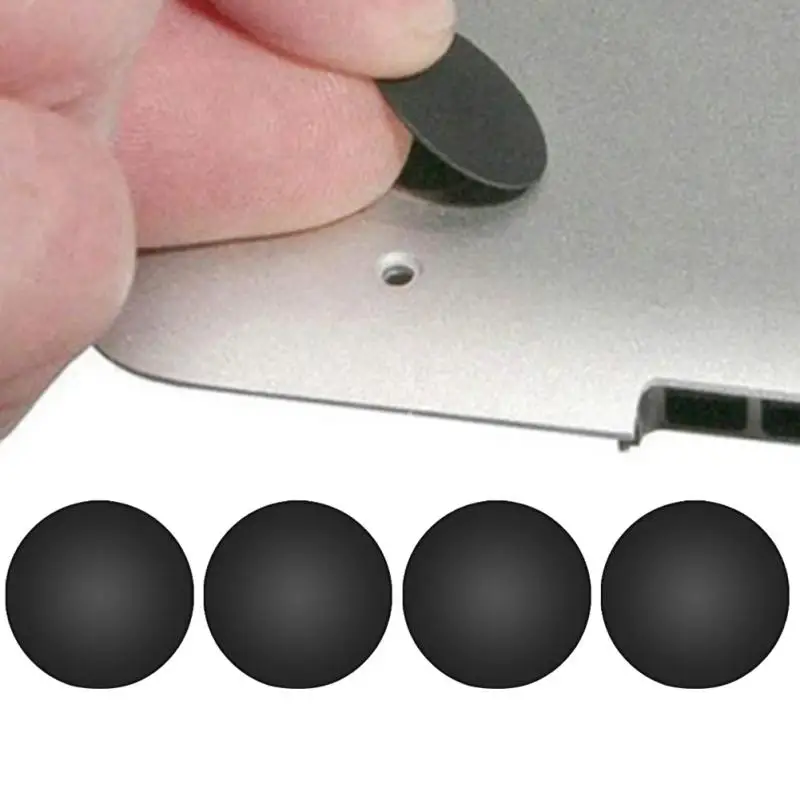

4pcs Tool Laptop Wearproof Adhesive Rubber Accessories Stand Mini Replacement Bottom Case Cover Feet Pad For Macbook Pro A1278