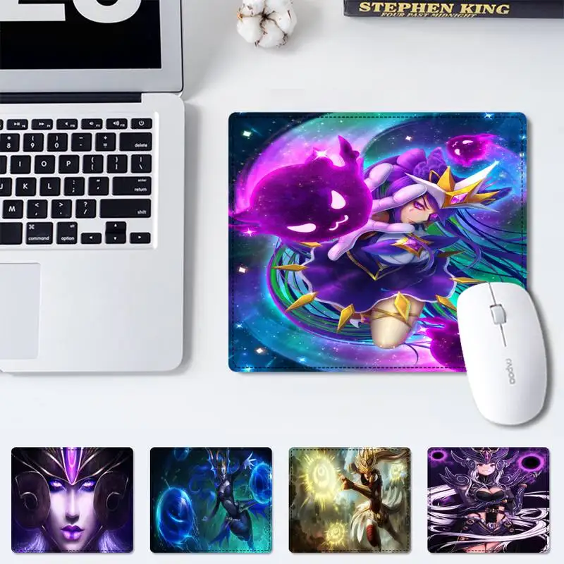 

Коврик для мыши Art LOL Syndra, коврик для клавиатуры, настольный прочный Настольный коврик для мыши, резиновый игровой маленький коврик для мыши, ...