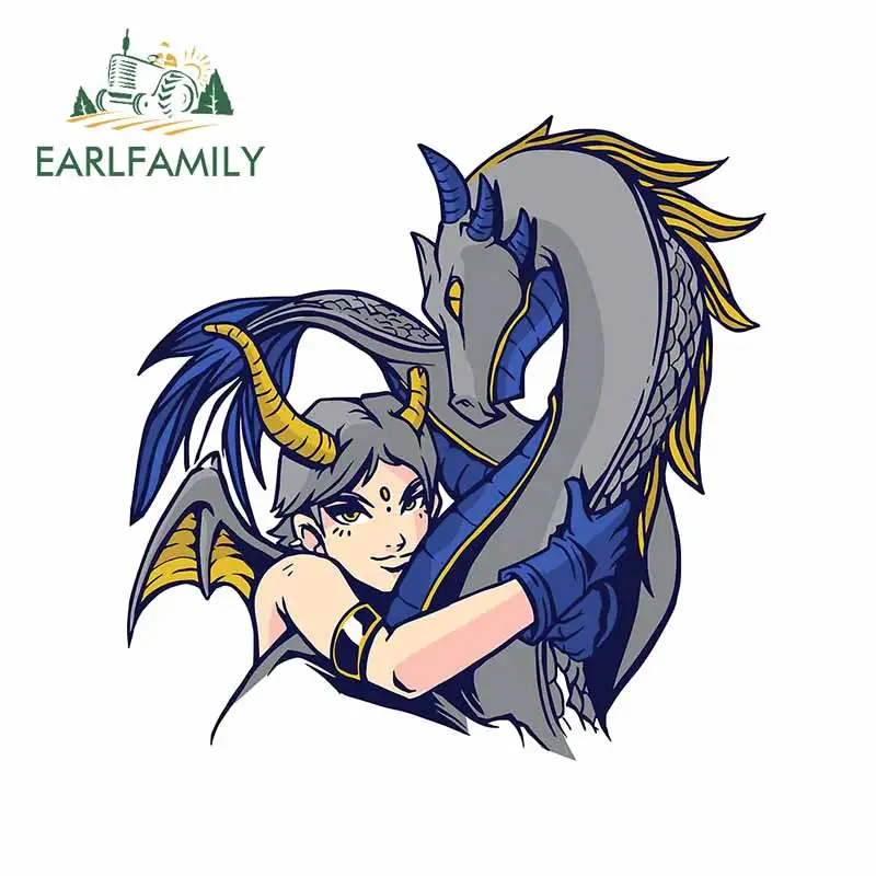 EARLFAMILY 13 см x 12 7 для Дракона обнимающая демоническая Фантазийная девушка