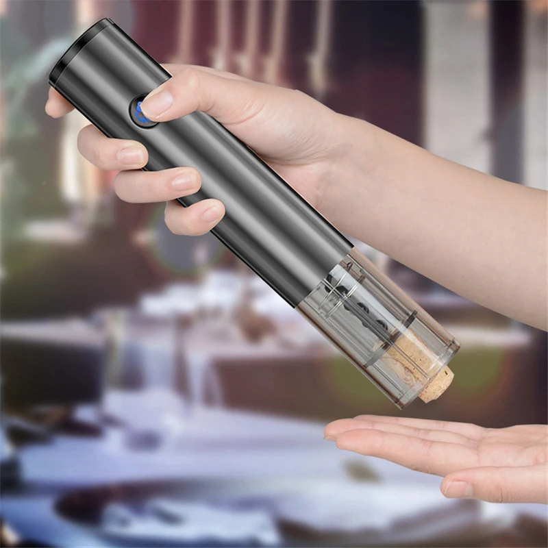 Электрическая открывалка для винных бутылок в комплекте с зарядным устройством